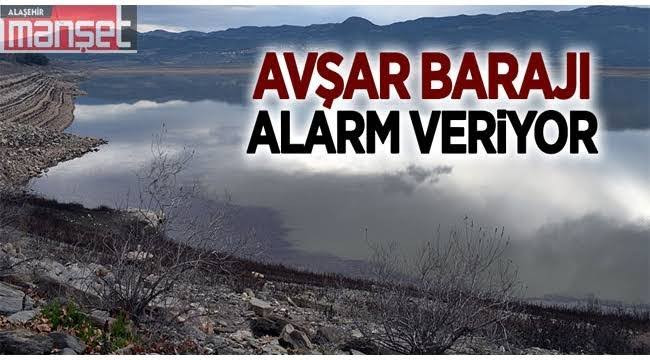 Afşar Barajı'ndaki su seviyesi korkutuyor