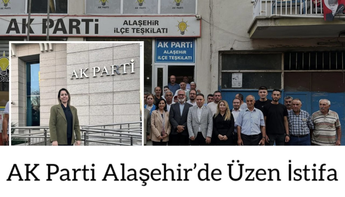 AK Parti Alaşehir İlçe Kadın Kolları Başkanı Ayşegül Kınık istifa etti