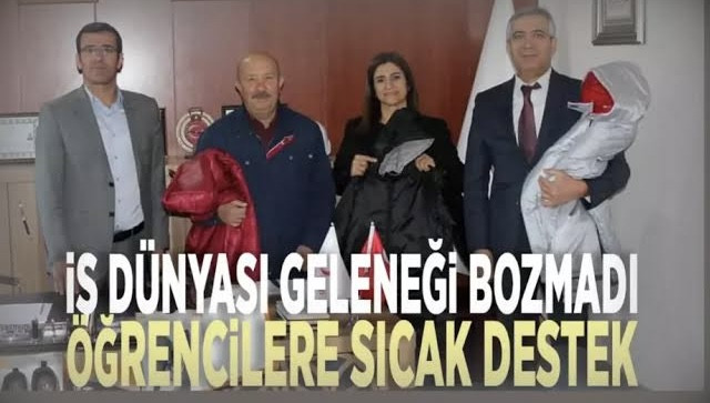 Alaşehir TSO geleneği bozmadı: Alaşehir ve Sarıgöl’de ihtiyaç sahibi öğrencilere kışlık destek verdi